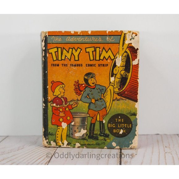 Vintage‎ 1935 Big Little Book - The Adventures of Tiny Tim by Stanley Link BLB - Picture 1 of 7
